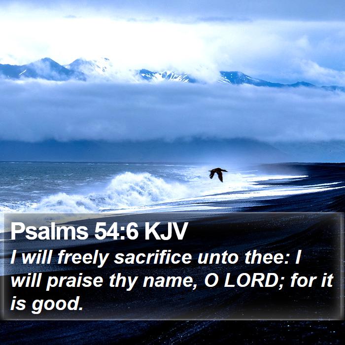 Psalms 54:6 KJV Bible Study