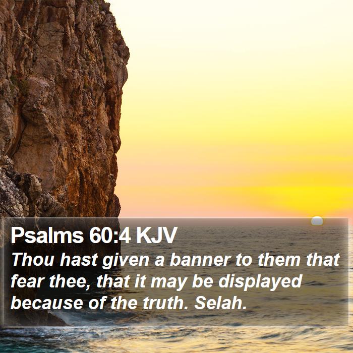 Psalms 60:4 KJV Bible Study