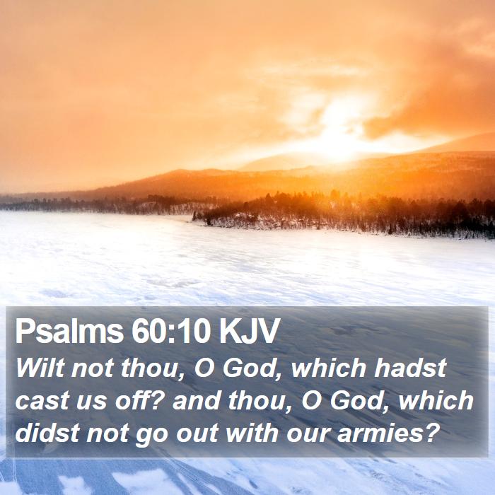 Psalms 60:10 KJV Bible Study