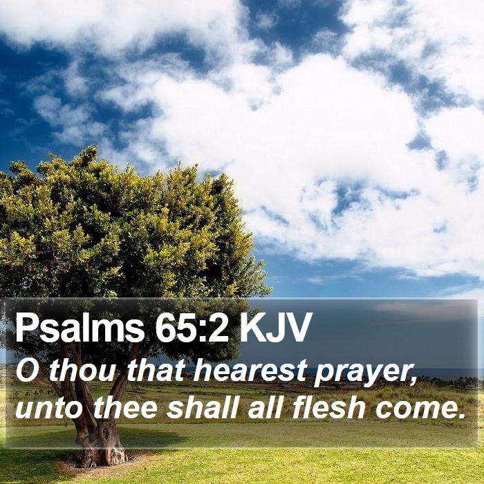 Psalms 65:2 KJV Bible Study