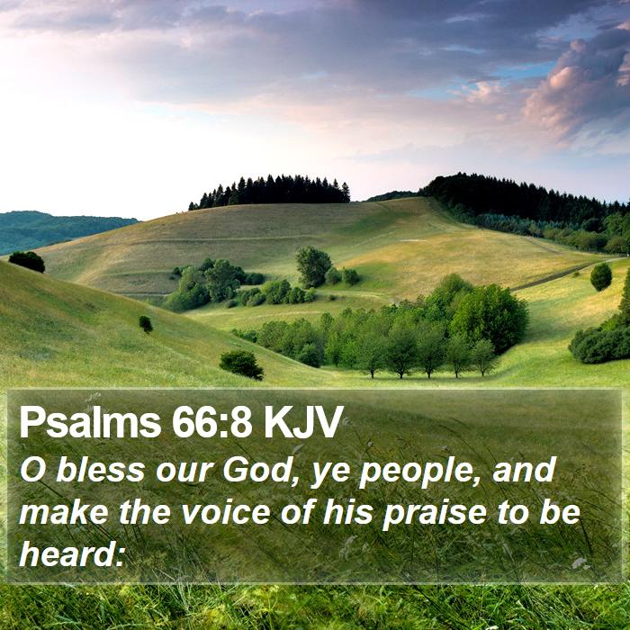 Psalms 66:8 KJV Bible Study