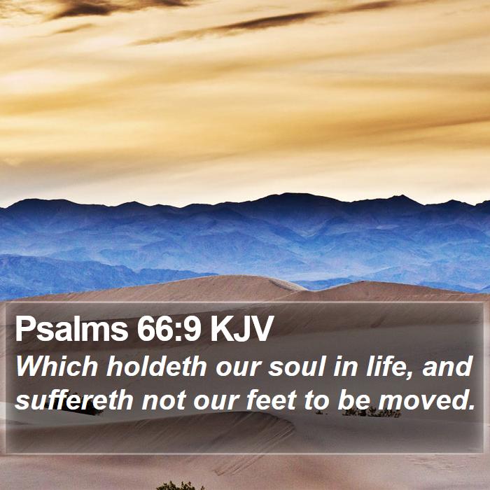 Psalms 66:9 KJV Bible Study