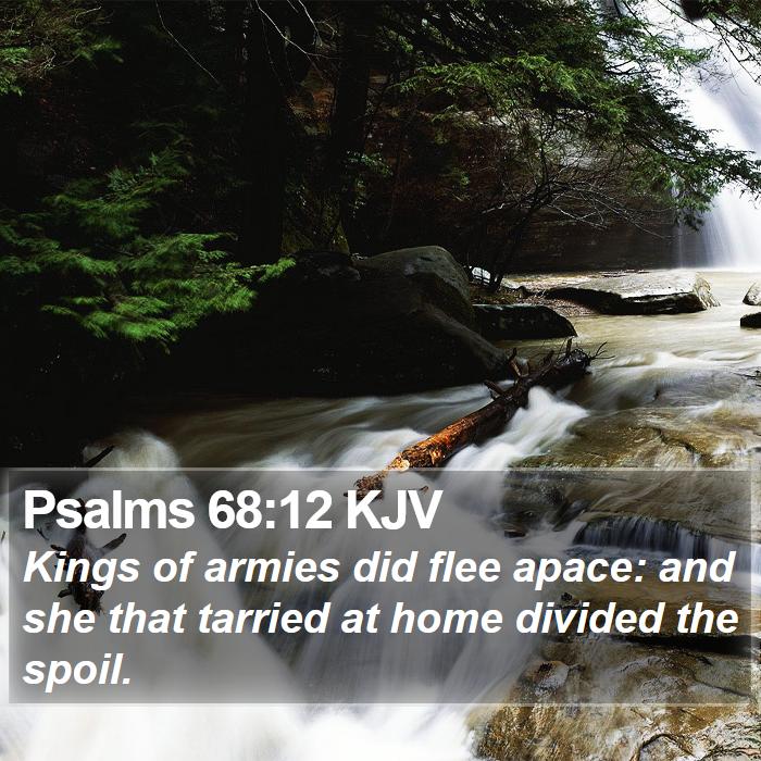 Psalms 68:12 KJV Bible Study