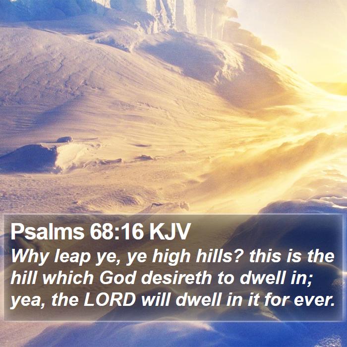 Psalms 68:16 KJV Bible Study