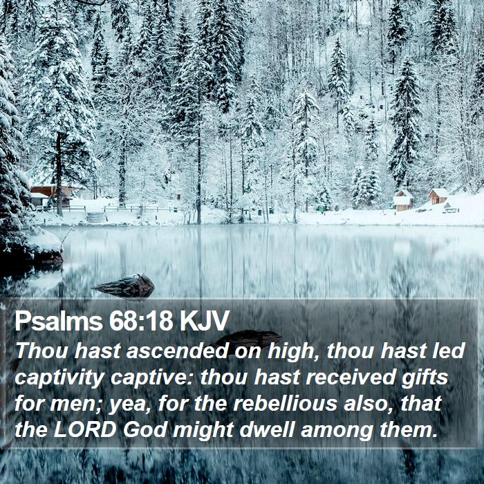 Psalms 68:18 KJV Bible Study