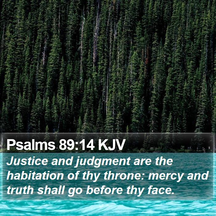 Psalms 89:14 KJV Bible Study