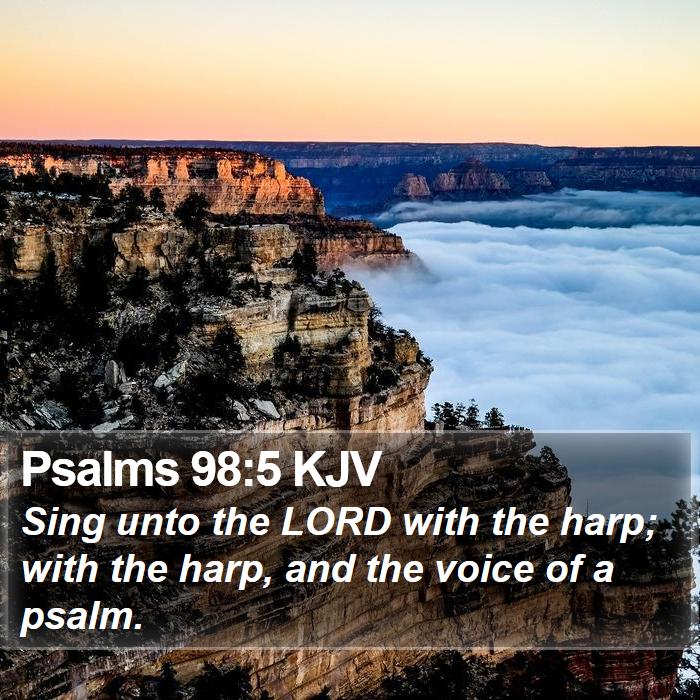 Psalms 98:5 KJV Bible Study