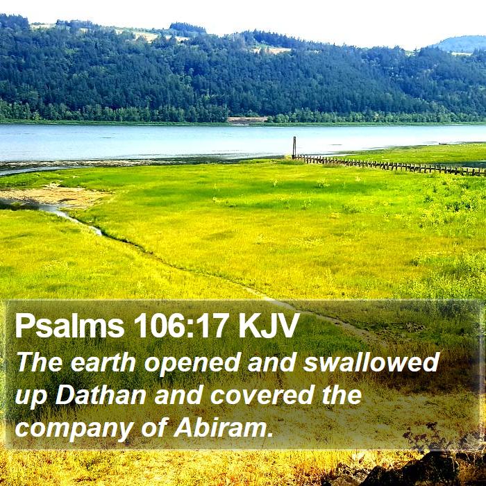 Psalms 106:17 KJV Bible Study