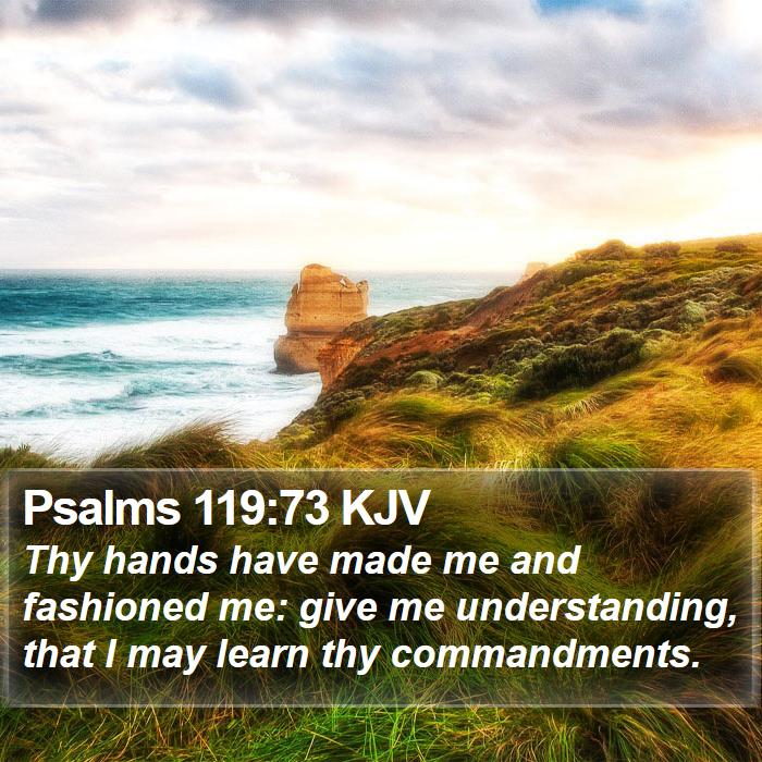 Psalms 119:73 KJV Bible Study