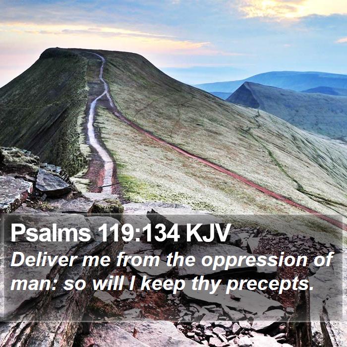 Psalms 119:134 KJV Bible Study