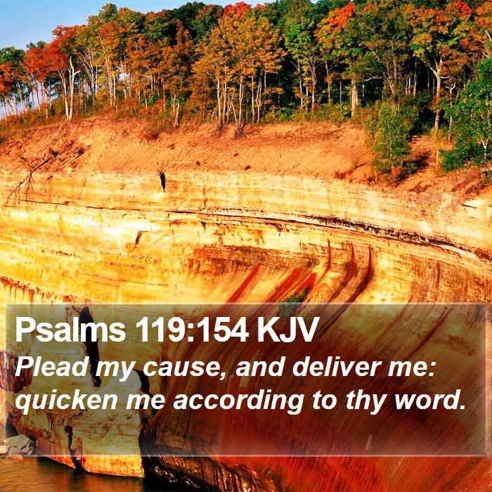 Psalms 119:154 KJV Bible Study