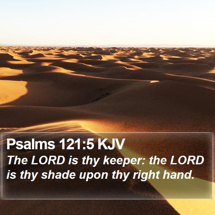 Psalms 121:5 KJV Bible Study