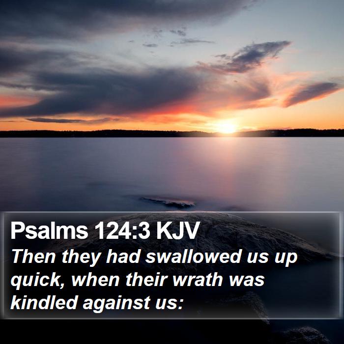 Psalms 124:3 KJV Bible Study