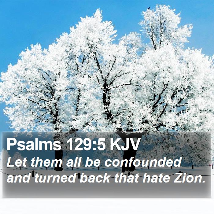 Psalms 129:5 KJV Bible Study