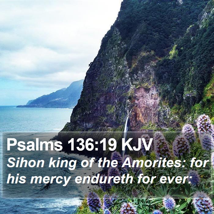 Psalms 136:19 KJV Bible Study