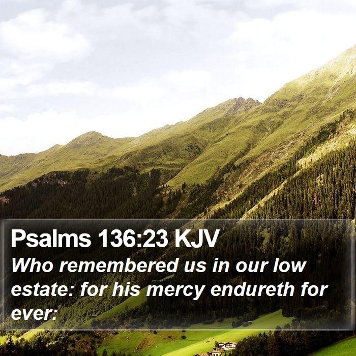 Psalms 136:23 KJV Bible Study