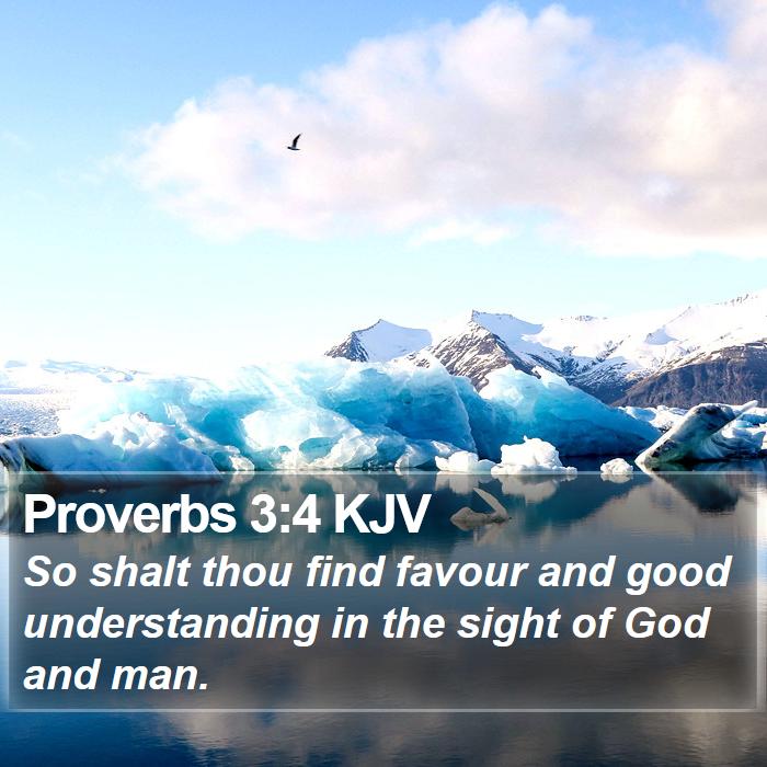 Proverbs 3:4 KJV Bible Study