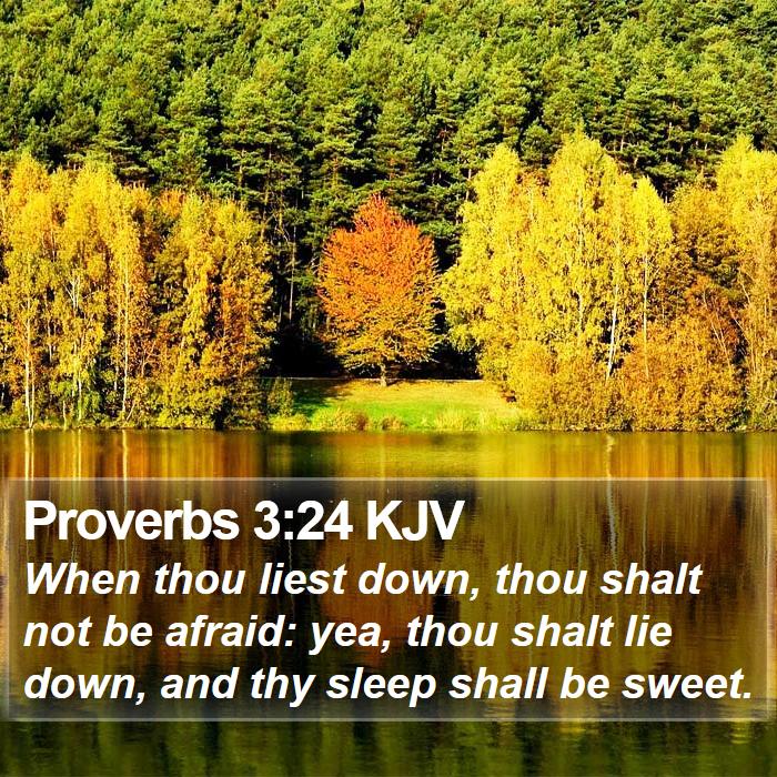 Proverbs 3:24 KJV Bible Study