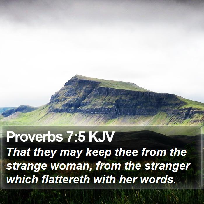 Proverbs 7:5 KJV Bible Study