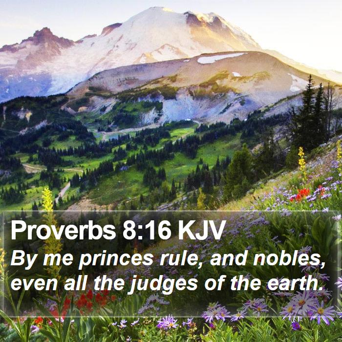 Proverbs 8:16 KJV Bible Study