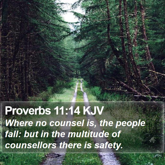 Proverbs 11:14 KJV Bible Study