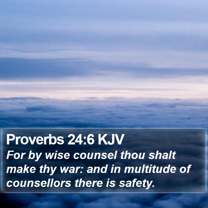 Proverbs 24:6 KJV Bible Study