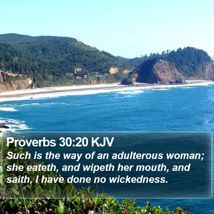 Proverbs 30:20 KJV Bible Study