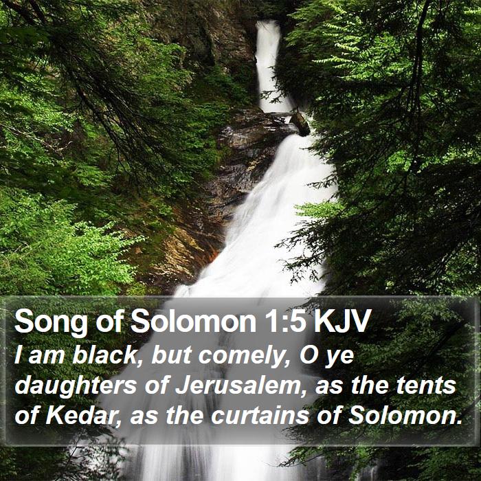 Song of Solomon 1:5 KJV Bible Study