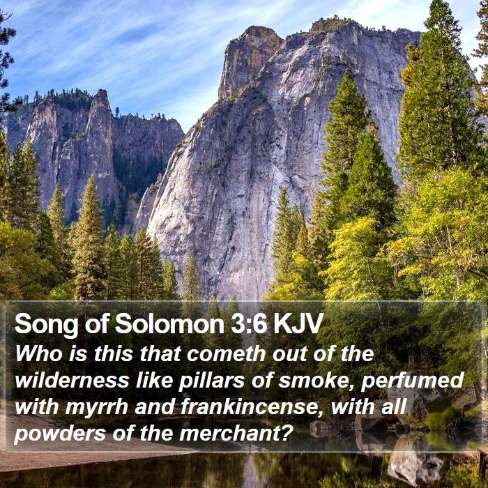 Song of Solomon 3:6 KJV Bible Study