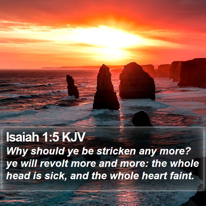 Isaiah 1:5 KJV Bible Study