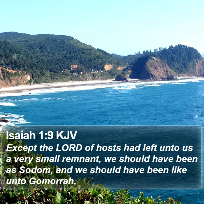 Isaiah 1:9 KJV Bible Study