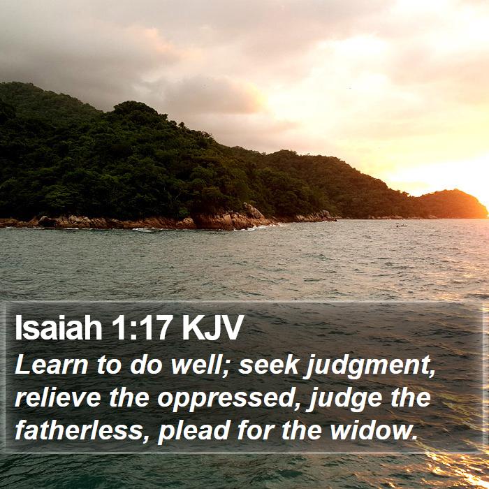 Isaiah 1:17 KJV Bible Study