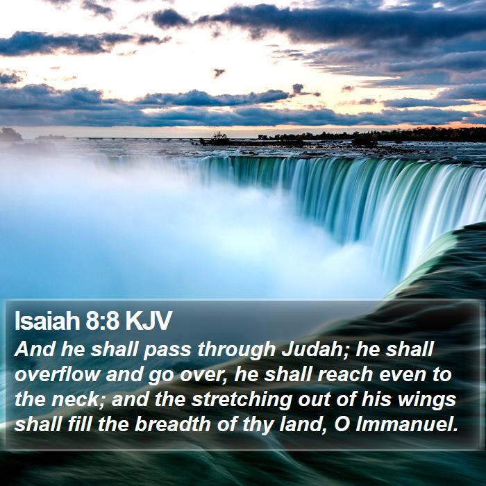 Isaiah 8:8 KJV Bible Study