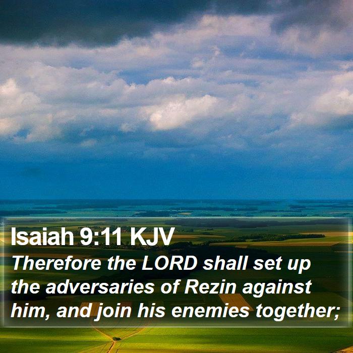 Isaiah 9:11 KJV Bible Study