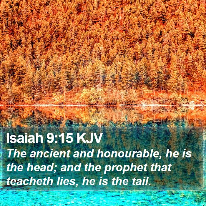 Isaiah 9:15 KJV Bible Study