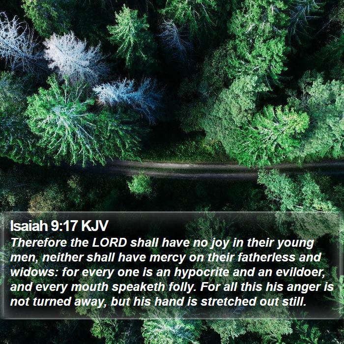 Isaiah 9:17 KJV Bible Study