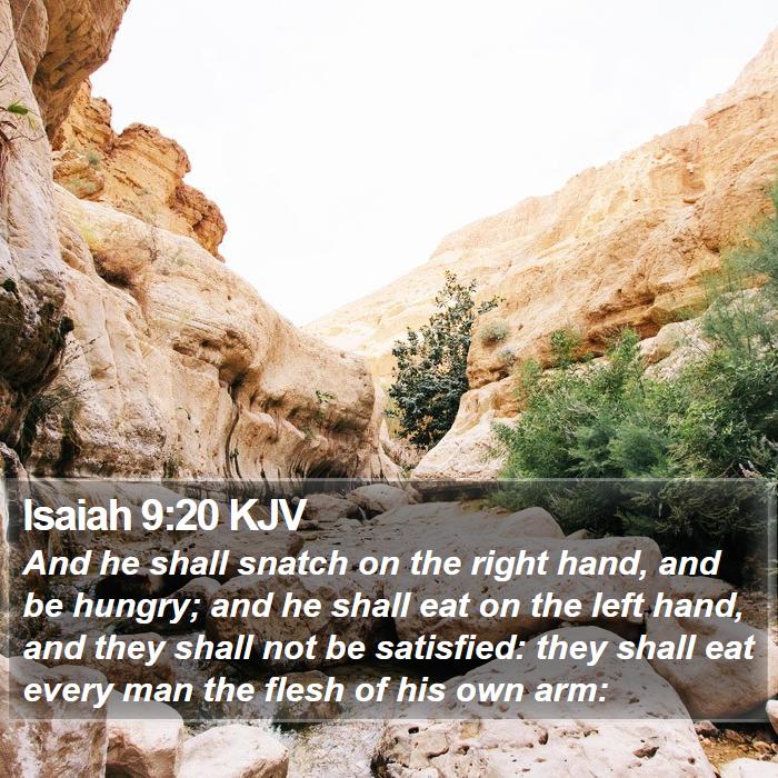 Isaiah 9:20 KJV Bible Study