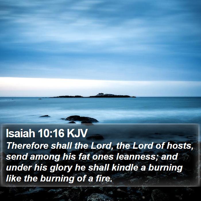 Isaiah 10:16 KJV Bible Study