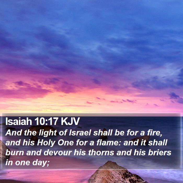 Isaiah 10:17 KJV Bible Study