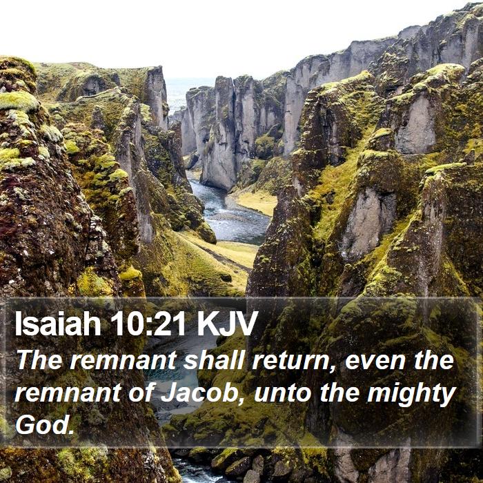 Isaiah 10:21 KJV Bible Study