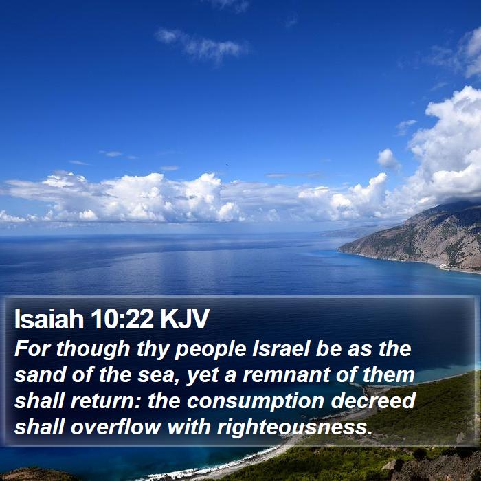 Isaiah 10:22 KJV Bible Study