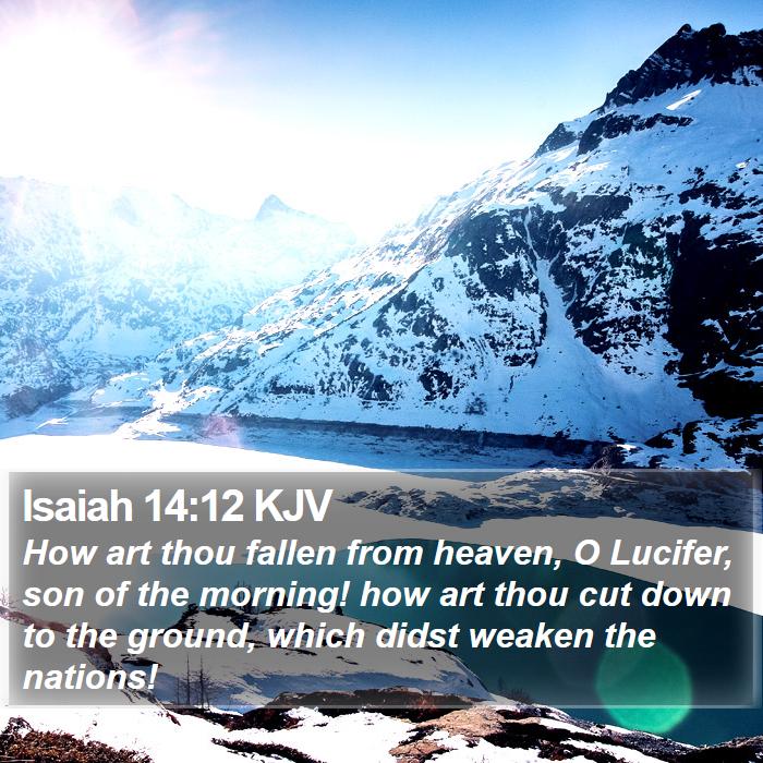 Isaiah 14:12 KJV Bible Study