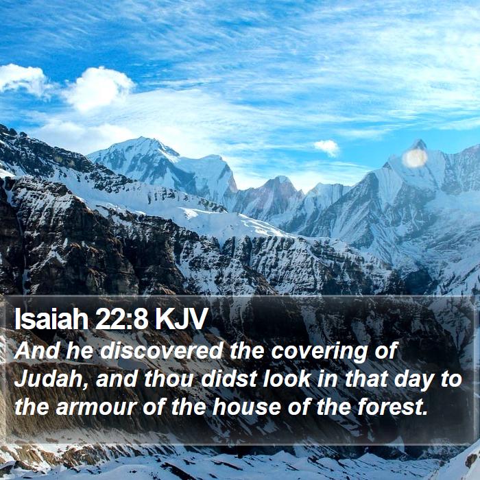 Isaiah 22:8 KJV Bible Study