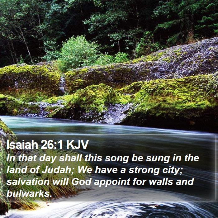 Isaiah 26:1 KJV Bible Study