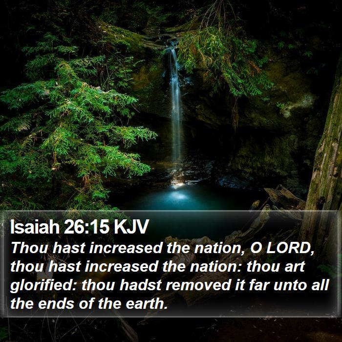 Isaiah 26:15 KJV Bible Study