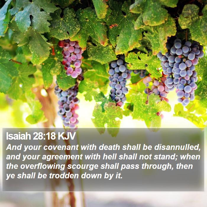 Isaiah 28:18 KJV Bible Study