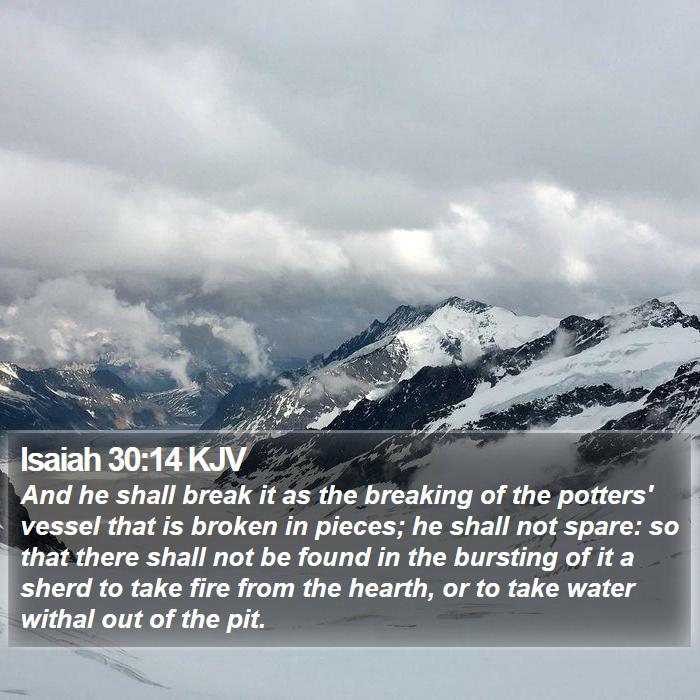 Isaiah 30:14 KJV Bible Study