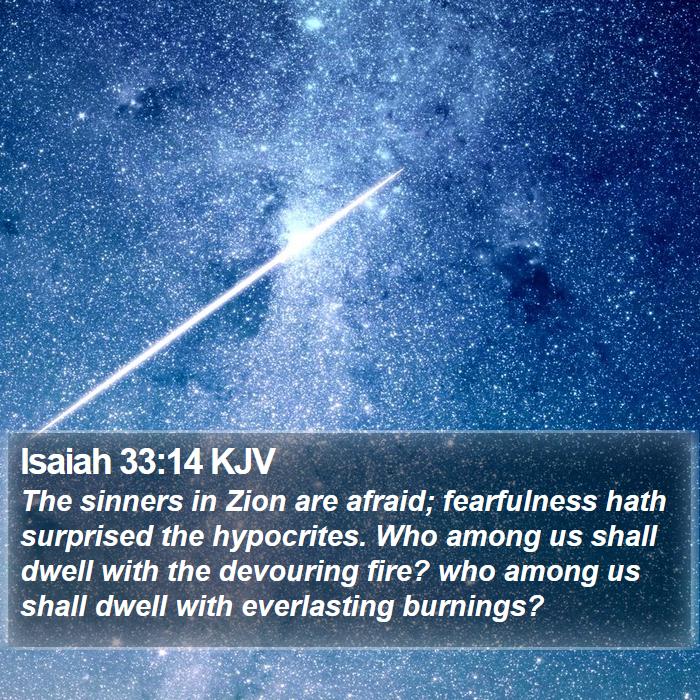 Isaiah 33:14 KJV Bible Study