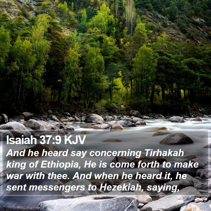 Isaiah 37:9 KJV Bible Study