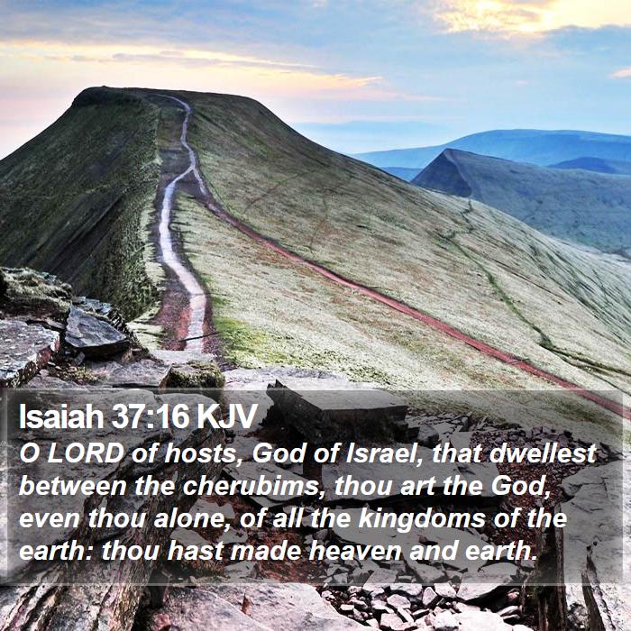 Isaiah 37:16 KJV Bible Study